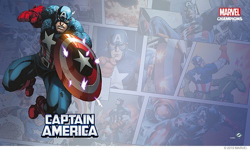 Marvel Champions: Captain America Game Mat