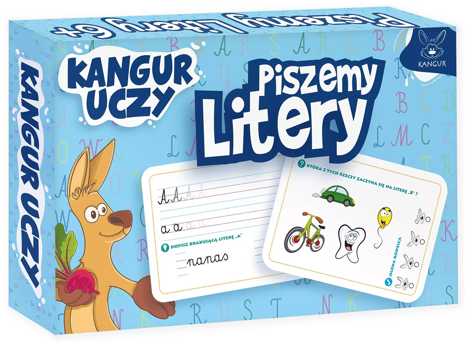 Kangur uczy: Piszemy litery