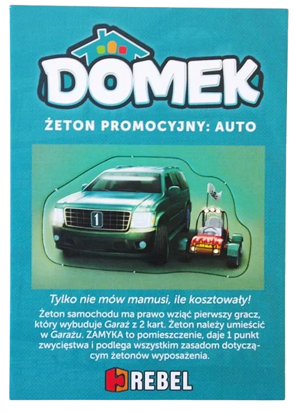 Domek: Żeton promocyjny - Auto