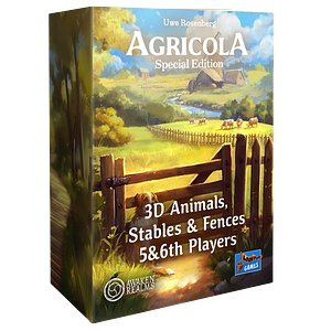 Agricola: Edycja specjalna - Trójwymiarowe zwierzęta, stajnie i płoty - zestaw 5. i 6. gracza