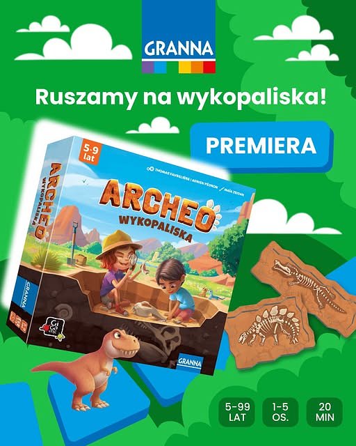 Dziś na rynku debiutuje gra łącząca paleontologię z planszówkową zabawą
