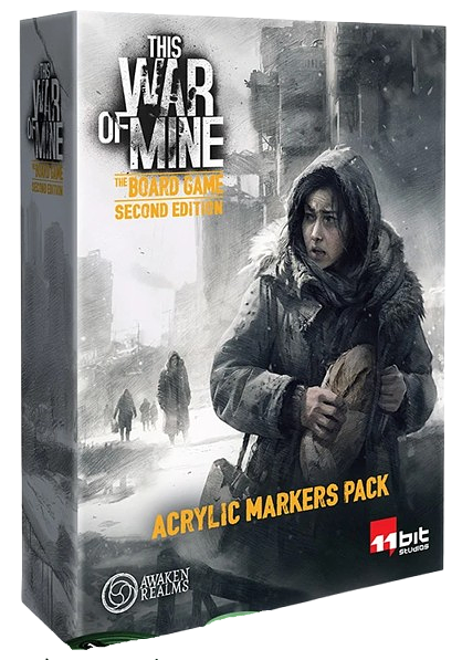 This War of Mine: The Board Game - Acrylic markers pack