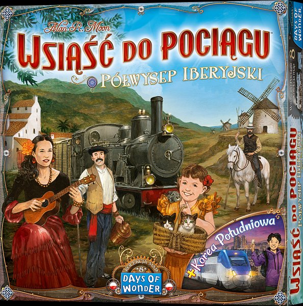 Wsiąść do pociągu: Kolekcja map 8 - Półwysep Iberyjski i Korea Południowa