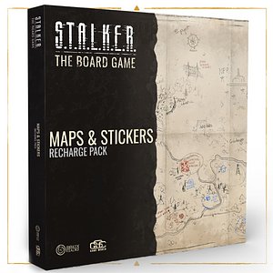 S.T.A.L.K.E.R. Gra planszowa - Mapy i naklejki - Pakiet odnawiający
