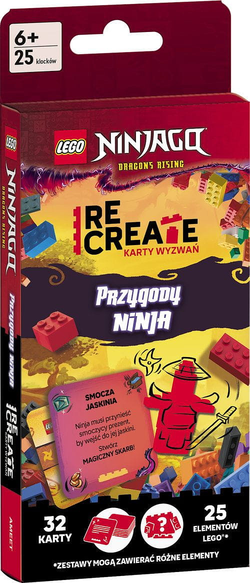 LEGO Recreate: Karty wyzwań - Przygody ninja