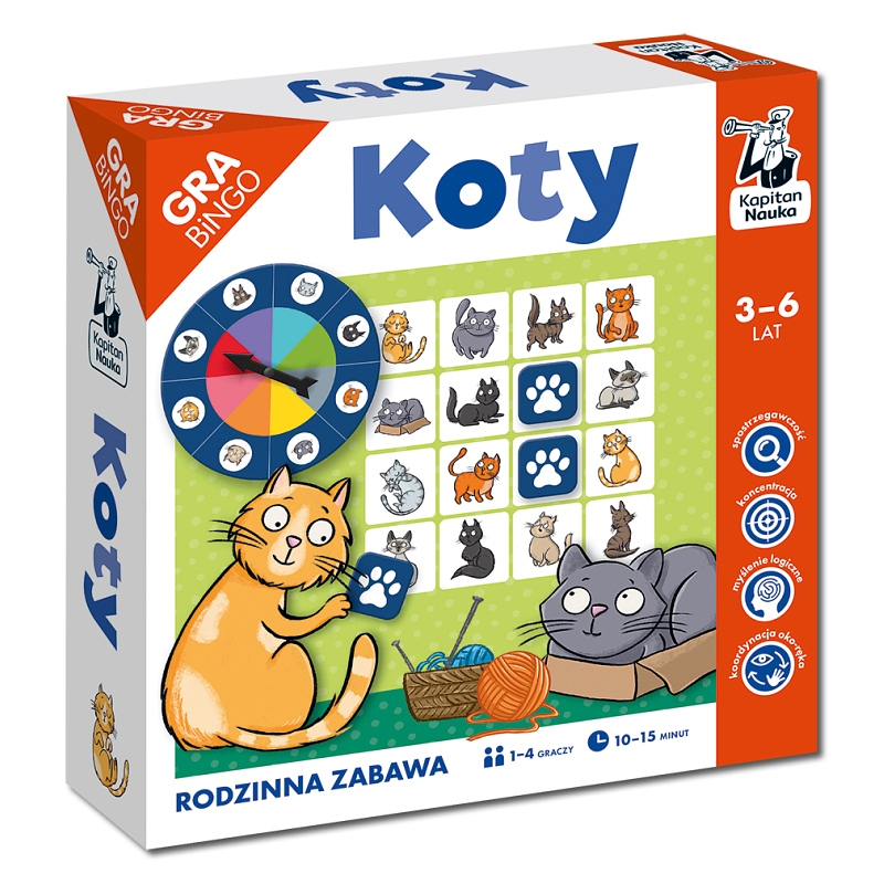 Gra bingo: Koty
