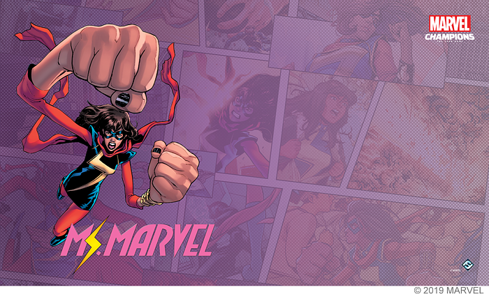 Marvel Champions: Ms. Marvel Game Mat