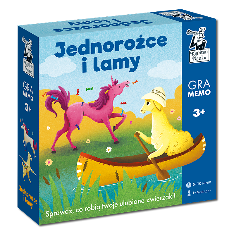 Gra memo: Lamy i jednorożce