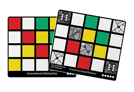 Sagrada: Promo 3 – International Tabletop Day Window Pattern Card