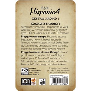 Pax Hispanica: Zestaw Promo 1 - Konkwistadorzy