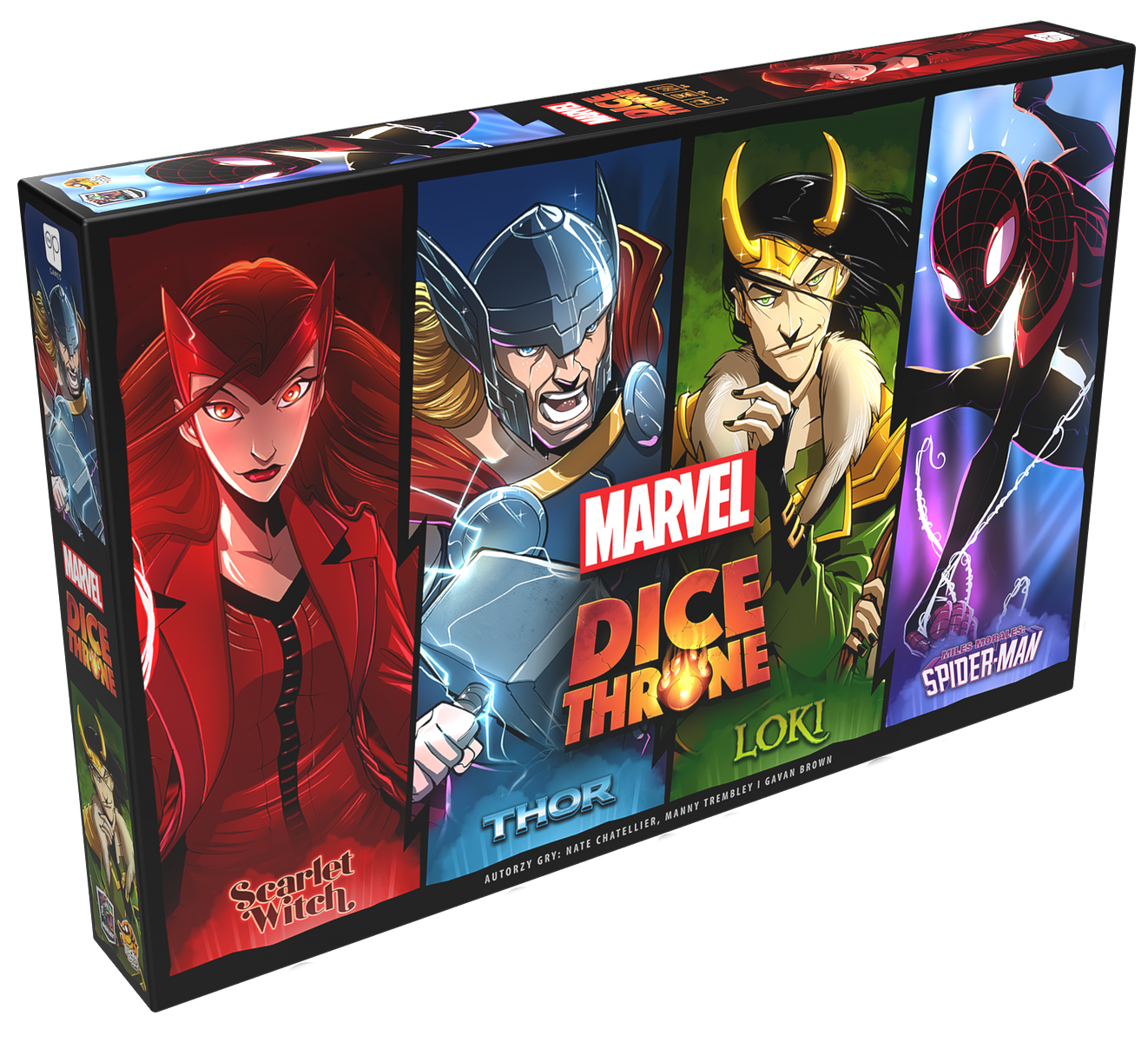 Dice Throne Marvel: Box 1 (Scarlet Witch, Thor, Loki, Spider-Man)