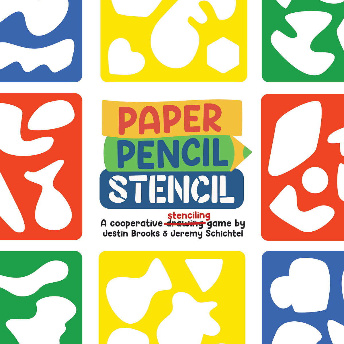 Paper Pencil Stencil