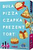 Buła, pizza, czapka, prezent, tort