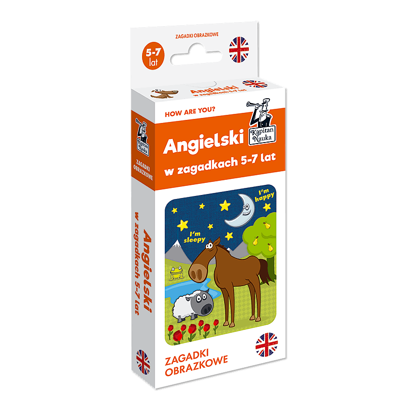 Zagadki obrazkowe: Angielski 5-7 lat