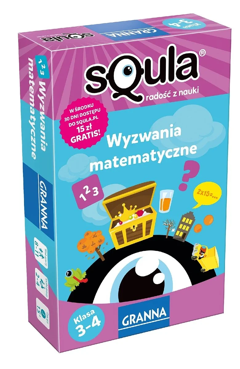 Squla: Wyzwanie matematyczne (Klasa 3-4)