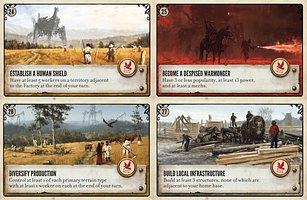 Scythe: Promo Pack #3 - Objective Cards 24-27