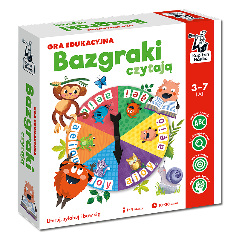 Gra edukacyjna: Bazgraki czytają