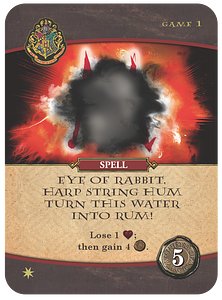 Harry Potter: Hogwarts Battle – Spell: Eye of Rabbit, Harp String Hum, Turn This Water Into Rum!