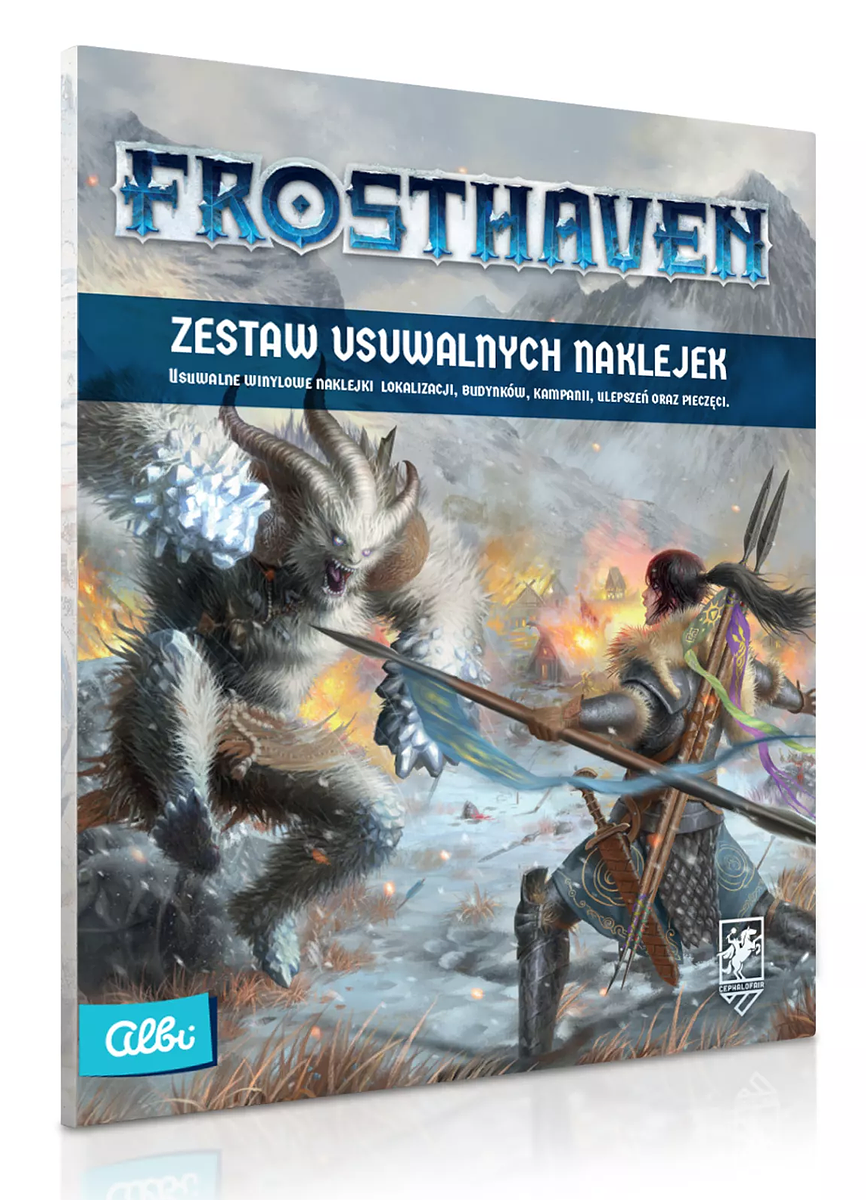 Frosthaven: Zestaw usuwalnych naklejek