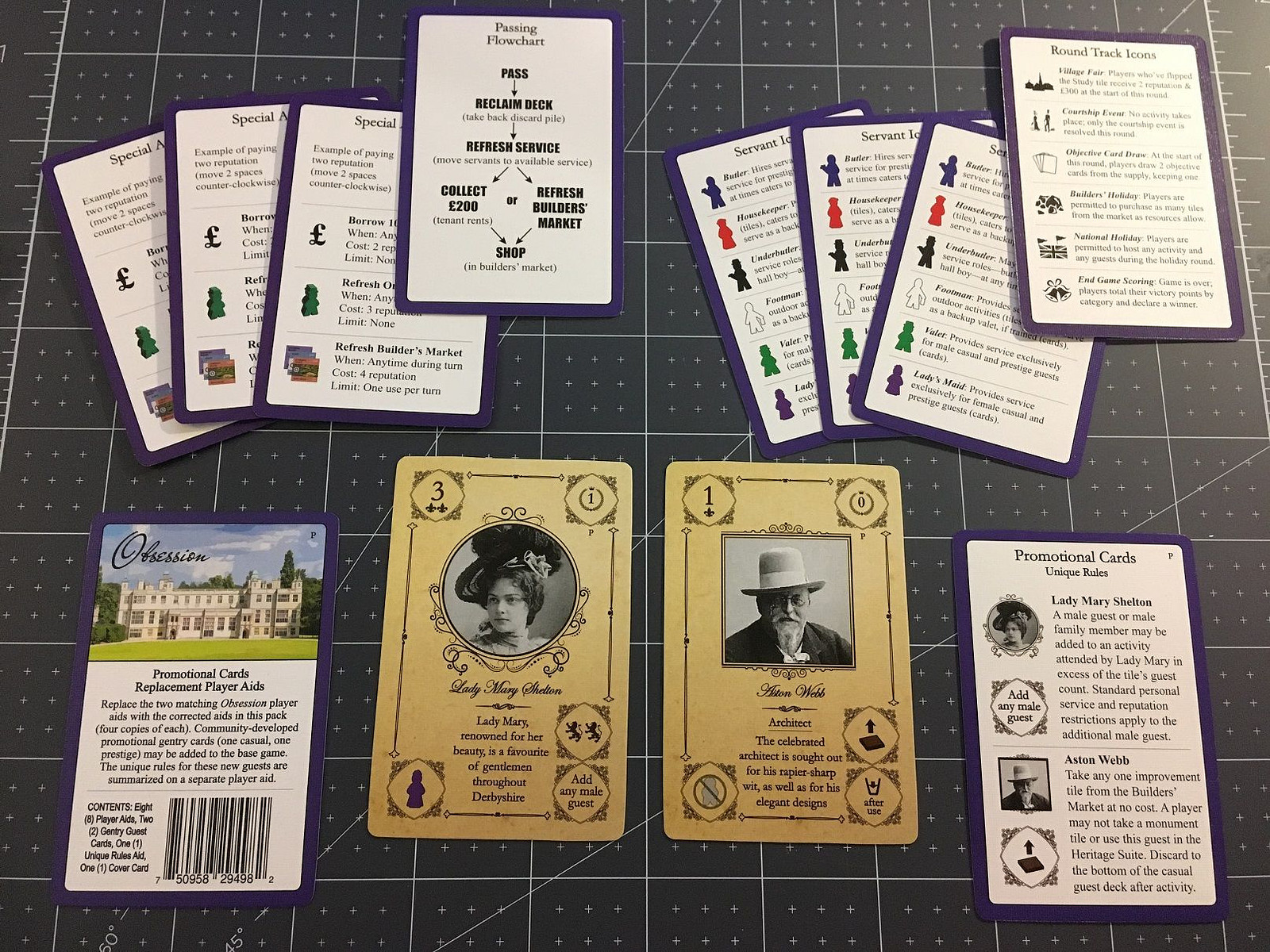 Obsession: Promotional Cards