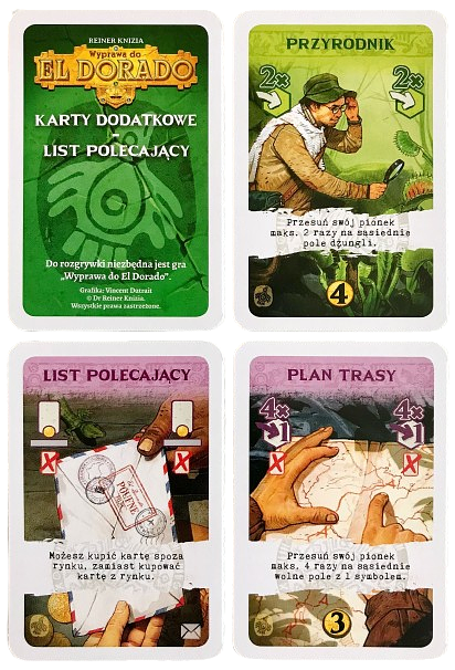 Wyprawa do El Dorado: Karty dodatkowe – List polecający