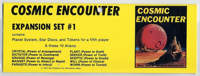 Cosmic Encounter: Expansion Set #1