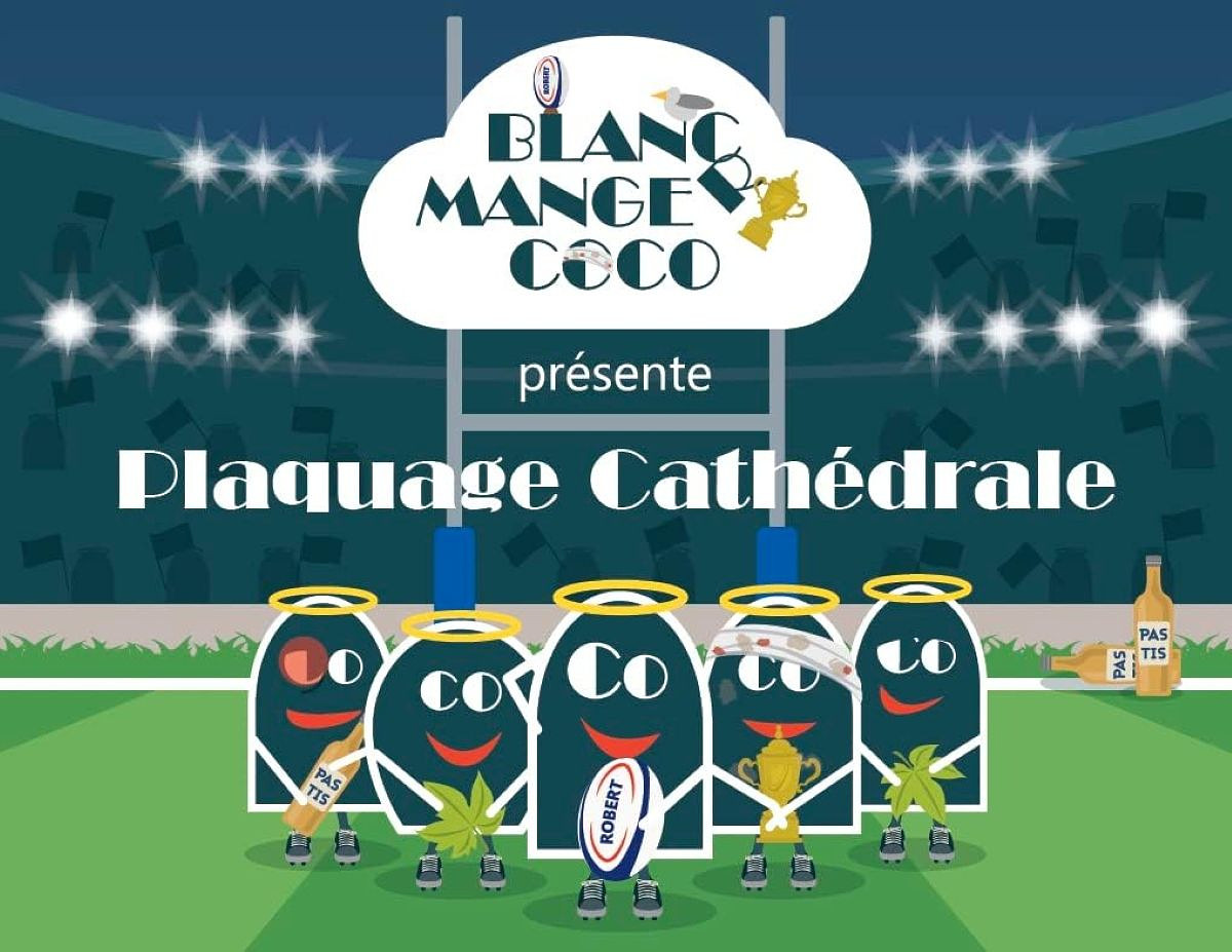 Blanc Manger Coco: Plaquage cathédrale