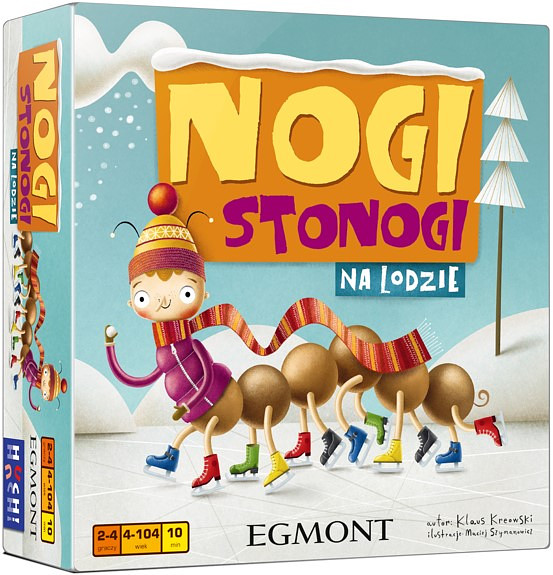 Nogi stonogi na lodzie