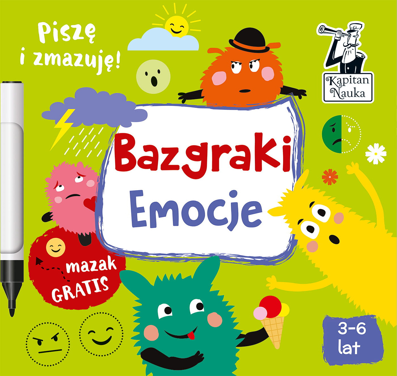 Bazgraki emocje 3-6 lat
