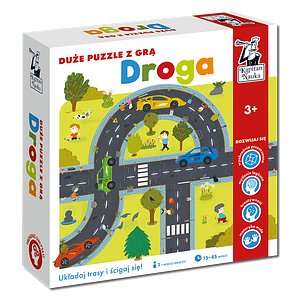 Duże puzzle z grą: Droga