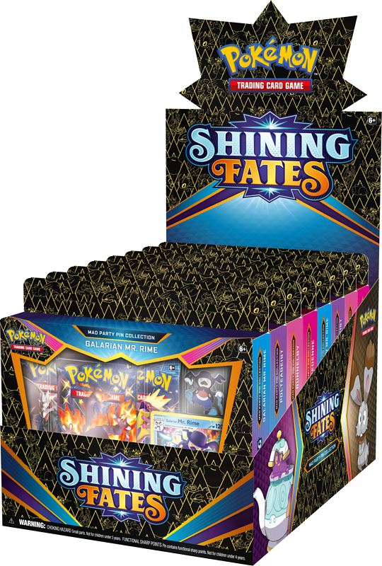 Pokemon TCG: 4.5 Shining Fates Pin Box (8)