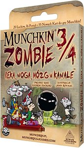 Munchkin Zombie 3/4 - Ręka, Noga, Mózg w Kanale