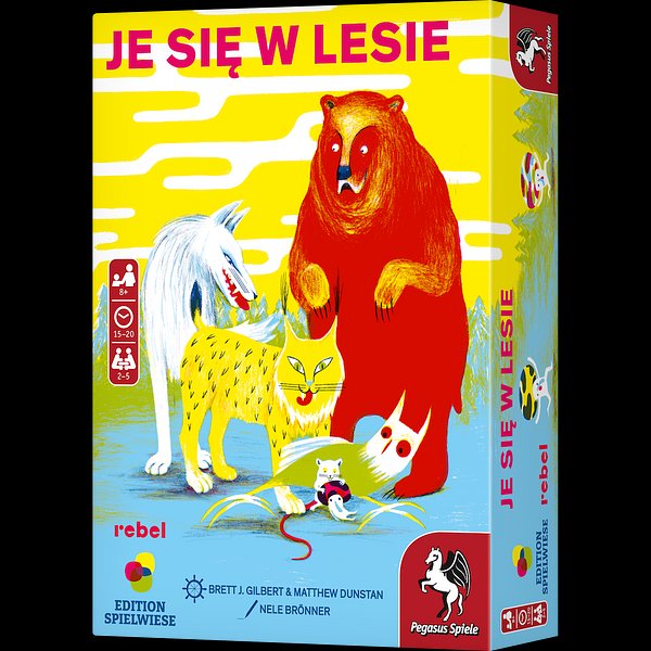 Je się w lesie