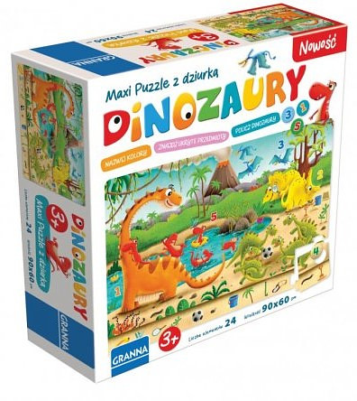 Maxi układanka: Dinozaury