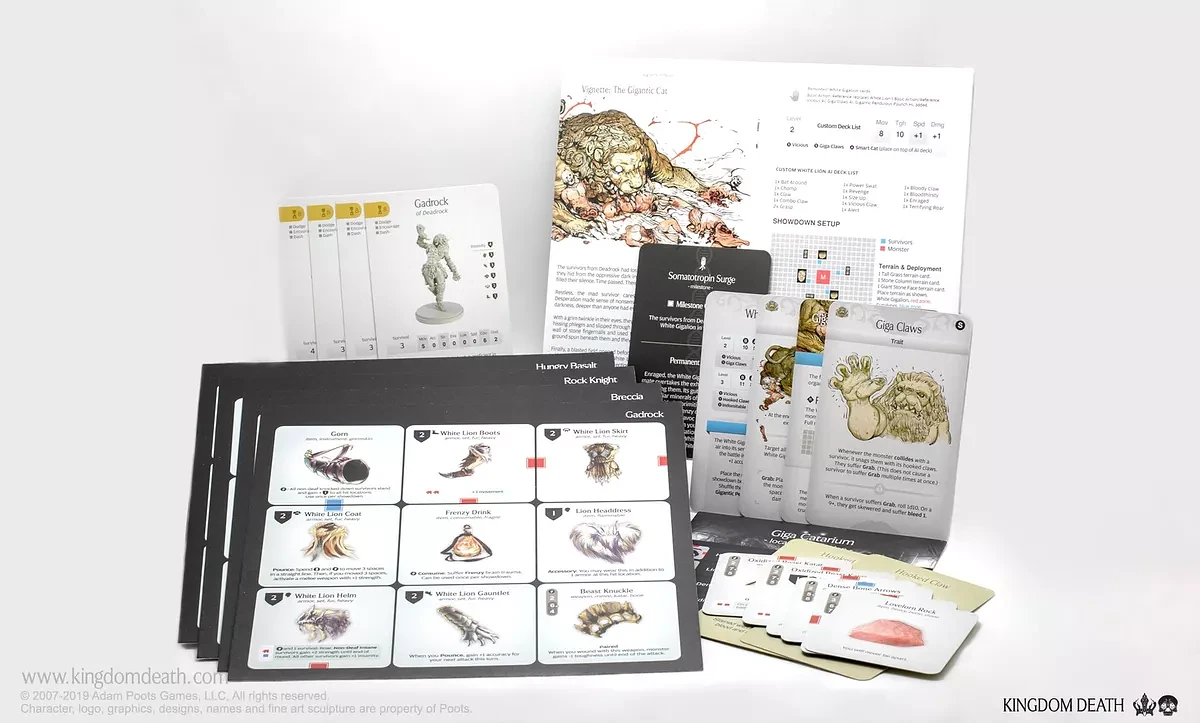 Kingdom Death: Monster – Vignette of Death: White Gigalion