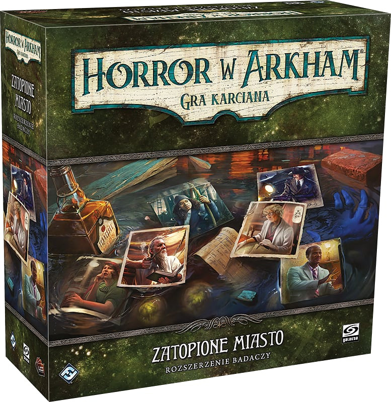 Horror w Arkham: Gra karciana - Zatopione miasto - Rozszerzenie badaczy