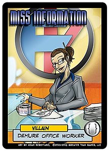 Sentinels of the Multiverse: Miss Information Villain Character