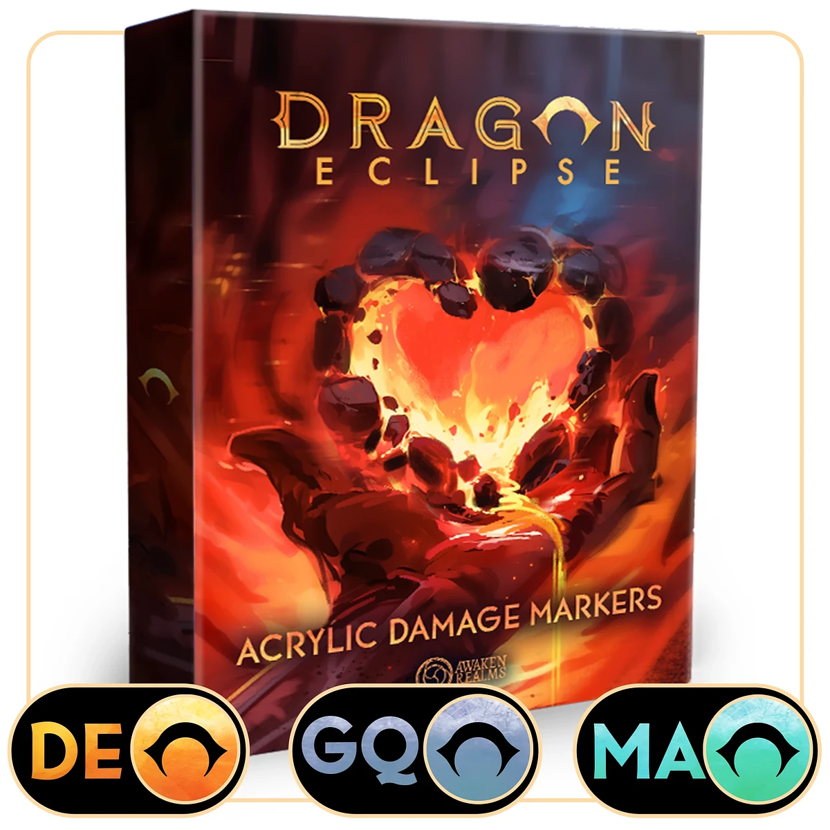 Dragon Eclipse: The Grand Quest - Acrylic Damage Markers