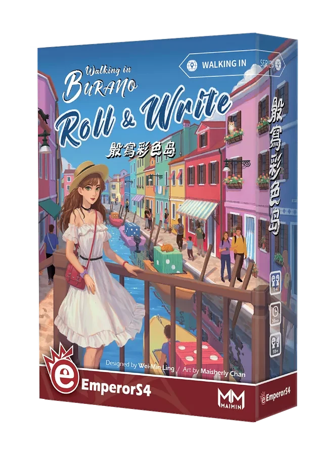 Walking in Burano: Roll & Write