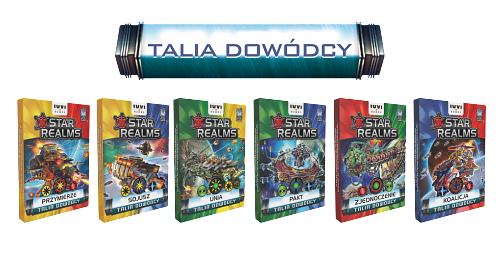  Star Realms: Talia dowódcy - Zestaw 6 dodatków