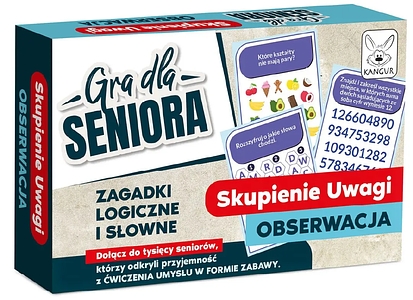 Gra dla seniora: Skupienie uwagi - Obserwacja