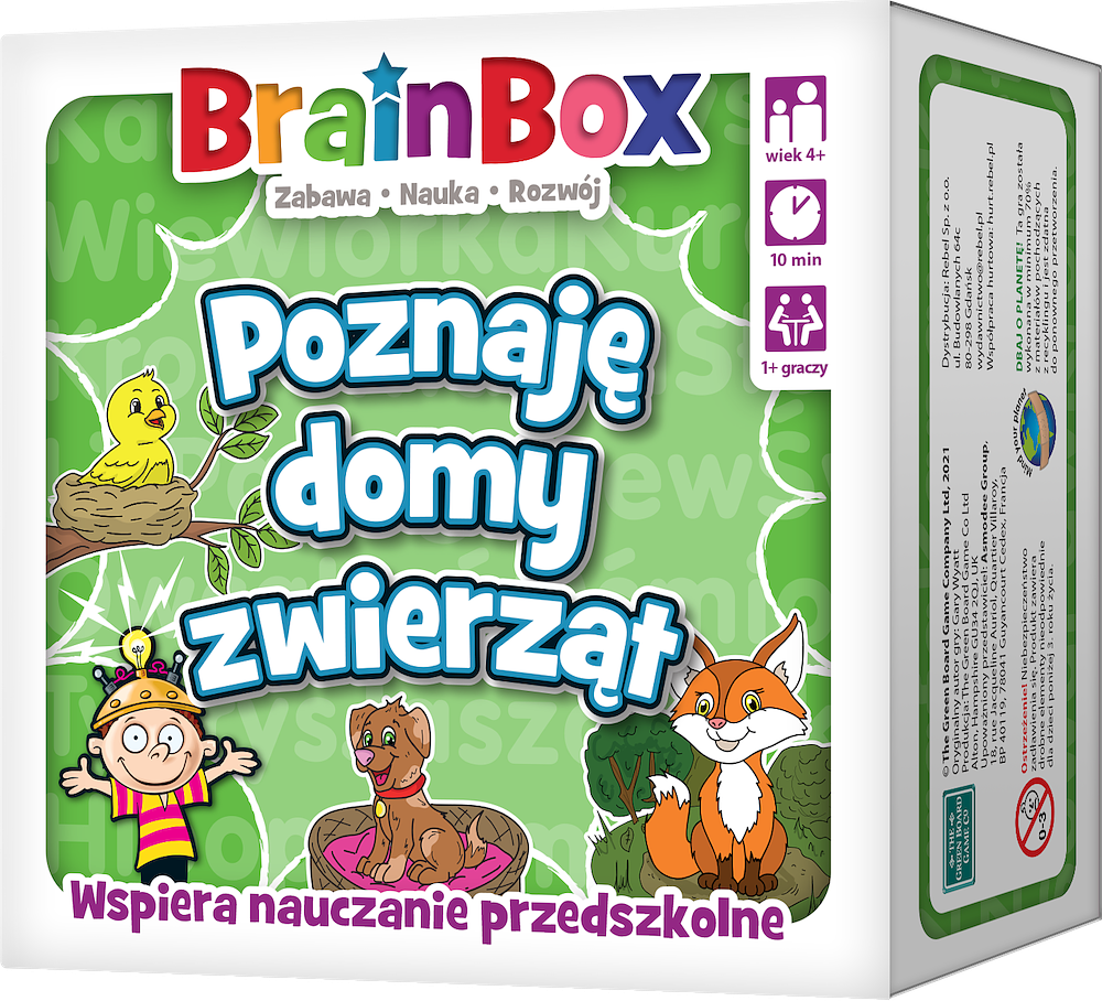 BrainBox: Poznaję domy zwierząt 