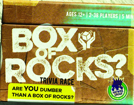 Are You Dumber Than a Box of Rocks?