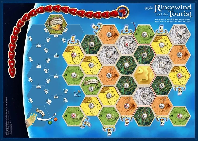 Die Siedler von Catan: Rincewind und der Tourist  /  Die Gilden von Ankh-Morpork