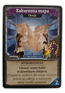 Brzdęk! Katakumby - Karta promocyjna "Zakurzona mapa"