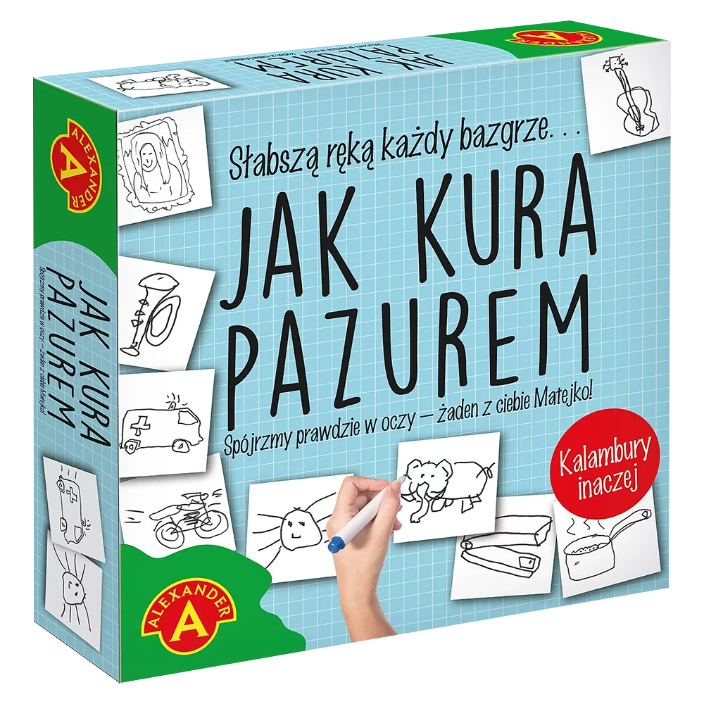 Jak kura pazurem