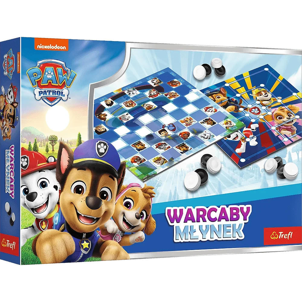 Warcaby i młynek: Psi Patrol
