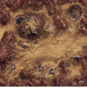 Star Wars: Legion - Desert Junkyard Gamemat