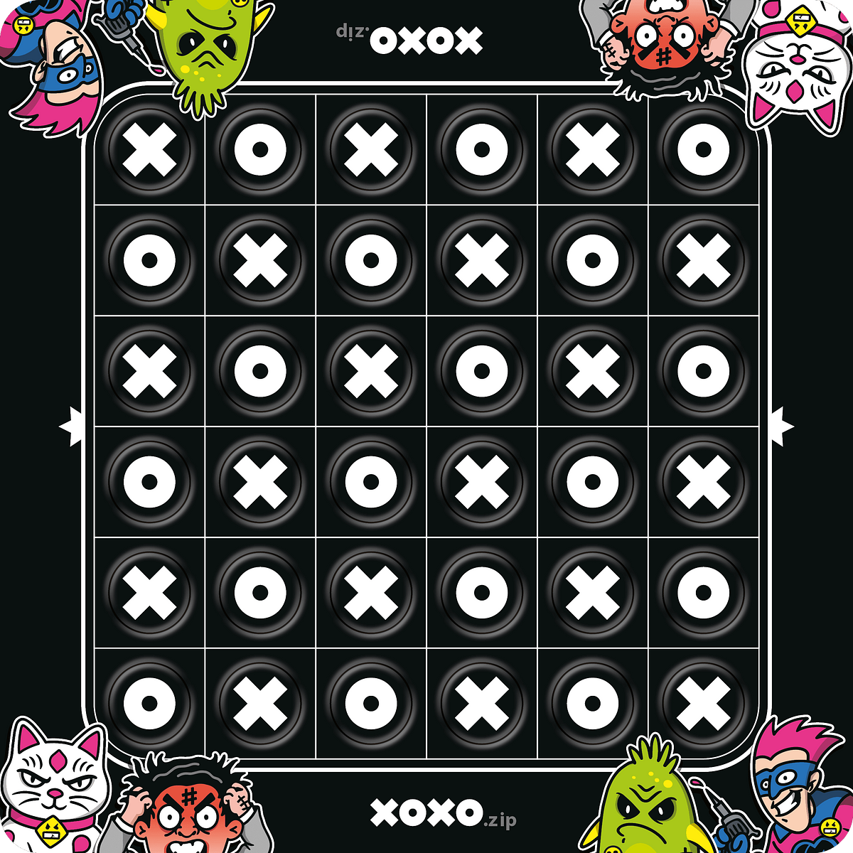 XOXO in a Row