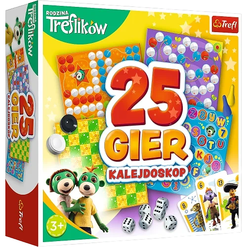 Kalejdoskop 25 gier (Rodzina Treflików)